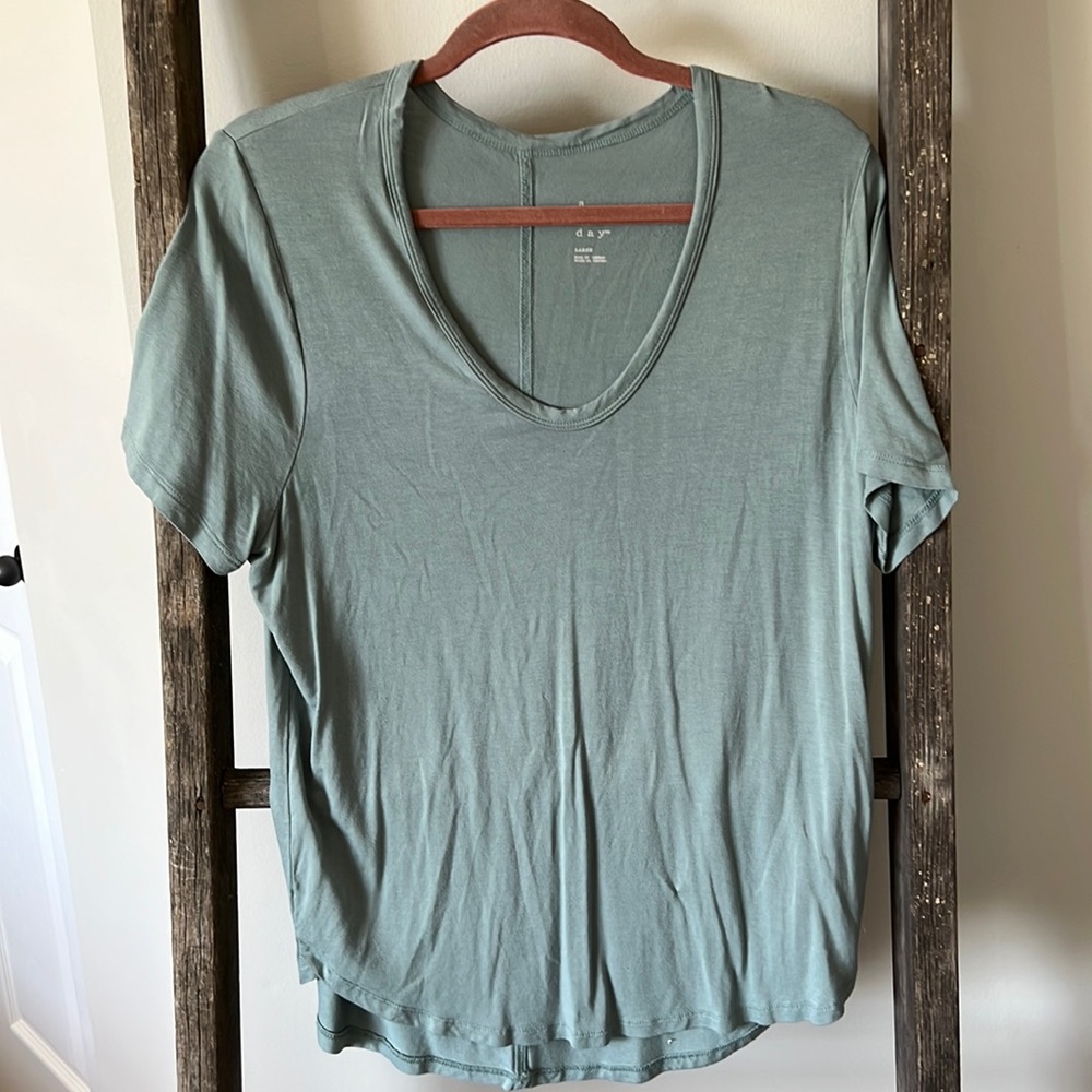 A New Day Dusty Blue Tee
